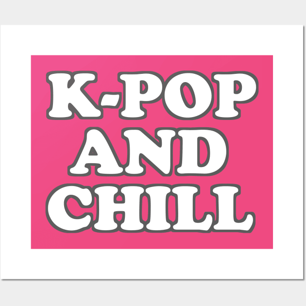 Cute K-Pop and Chill K Pop Korean Pop Music Wall Art by DankFutura